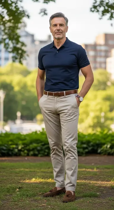 Classic Polo with Chinos