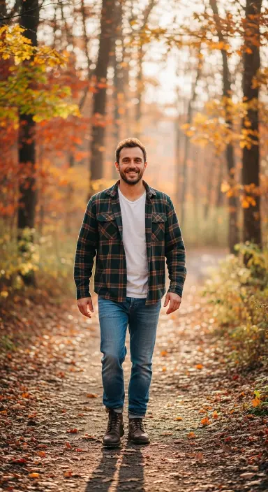 Flannel Shirt with Jeans