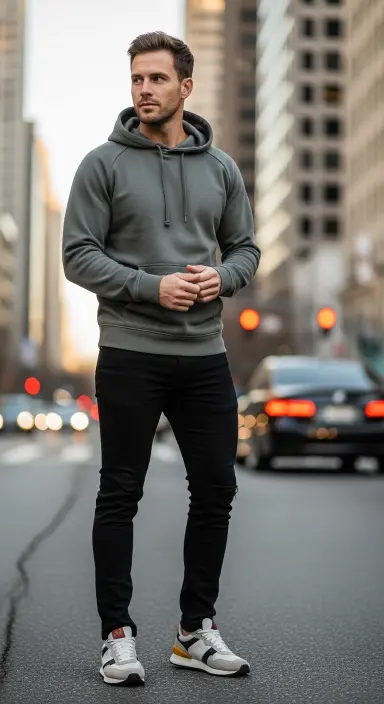 Hoodie with Black Jeans