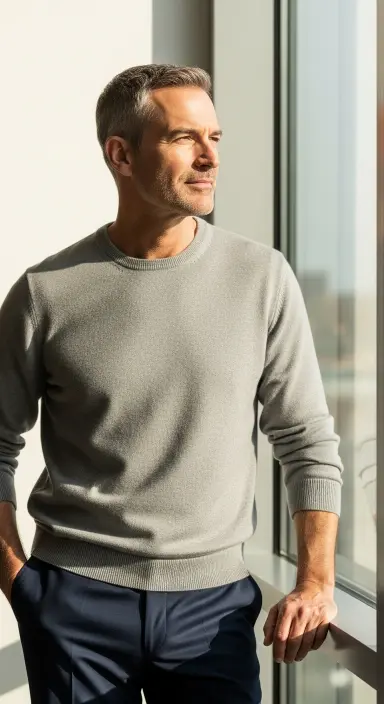 Light Sweater with Dress Pants