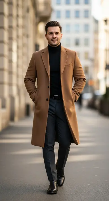 The Classic Wool Coat Look