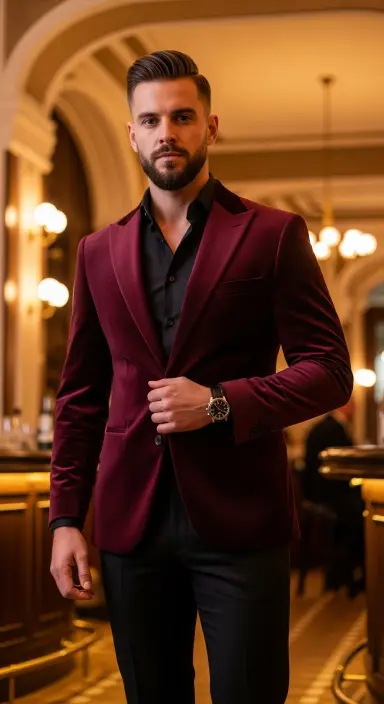 Velvet Blazer for Luxe Evenings