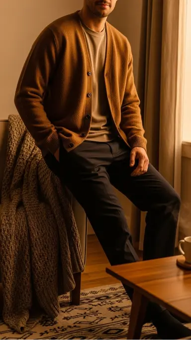 Earth-Tone Cardigans