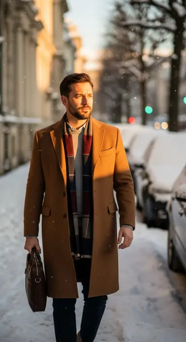 The Dress Coat and Scarf Duo