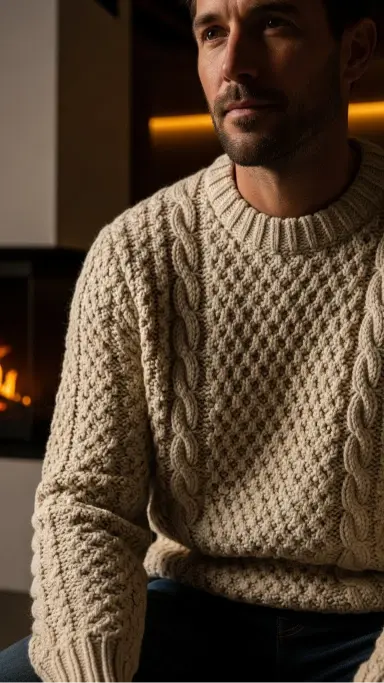 The Textured Knit Sweater Combo