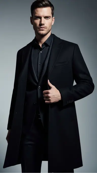 Black Monochrome Look with Layering