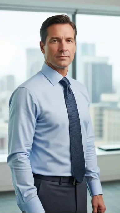 Formal Shirt with Tie for a Sharp Look