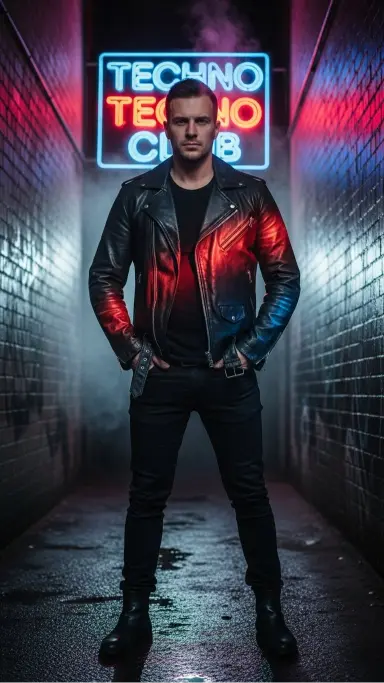 Leather Jacket With Thermal Layers Underneath