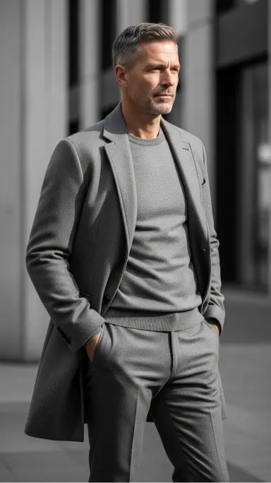 Monochrome Winter Outfit for a Clean Look