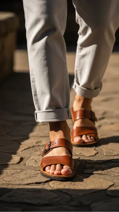 Natural Footwear with Casual Outfits