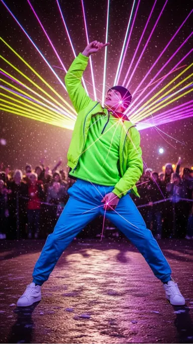 Neon Tracksuit with Thermal Base Layer