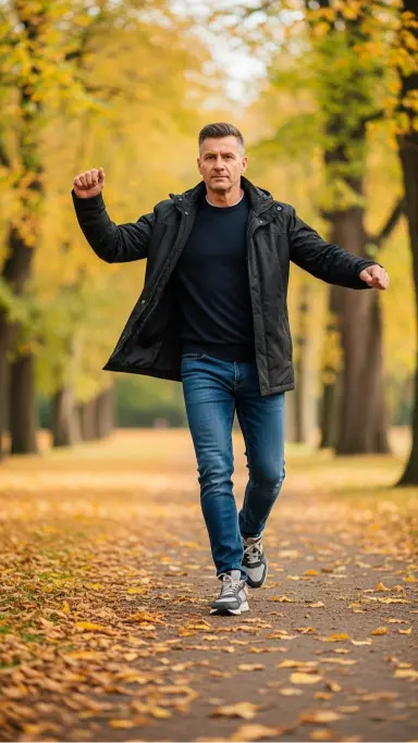 Sports-Style Winter Jacket with Clean Basics