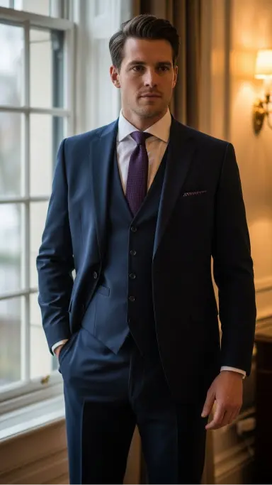 Three-Piece Suit for Extra Warmth