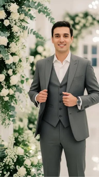 Three-Piece Suit for a Polished Appearance