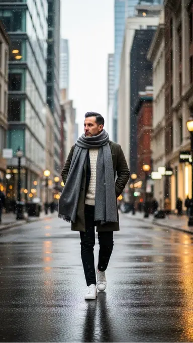 Traditional Winter Layers with a Modern Twist